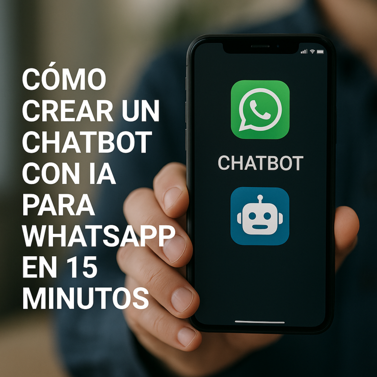 Cómo Crear un Chatbot con IA para WhatsApp en 15 Minutos