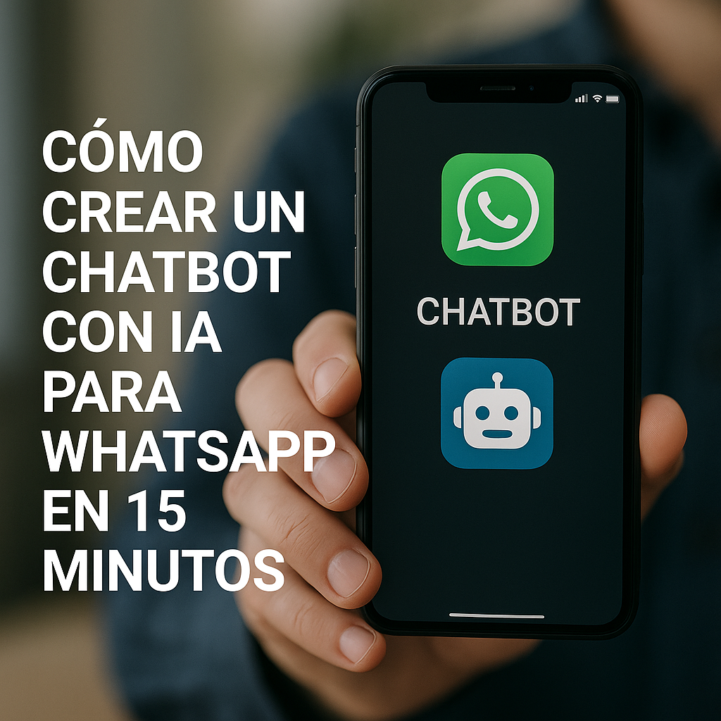 Cómo Crear un Chatbot con IA para WhatsApp en 15 Minutos
