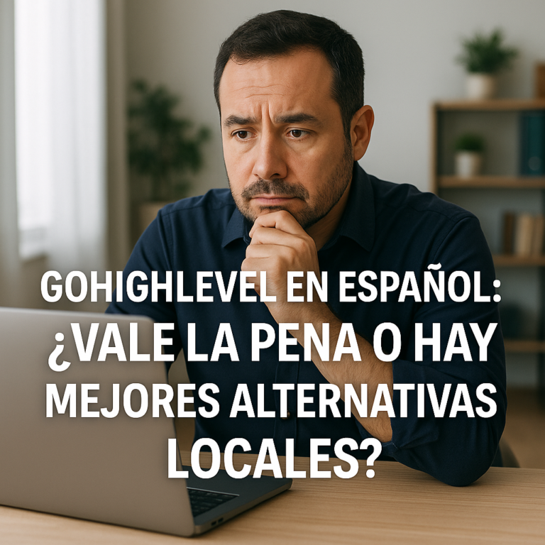 GoHighLevel en Español: ¿Vale la Pena o Hay Mejores Alternativas Locales?