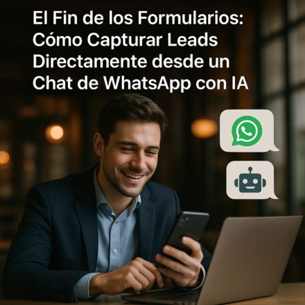 El Fin de los Formularios: Cómo Capturar Leads Directamente desde un Chat de WhatsApp con IA.