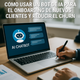 Cómo Usar un Bot de IA para el Onboarding de Nuevos Clientes y Reducir el Churn.